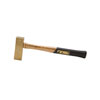 ABC-WBW 2.5 lb. brass wedge hammer with hickory wood handle